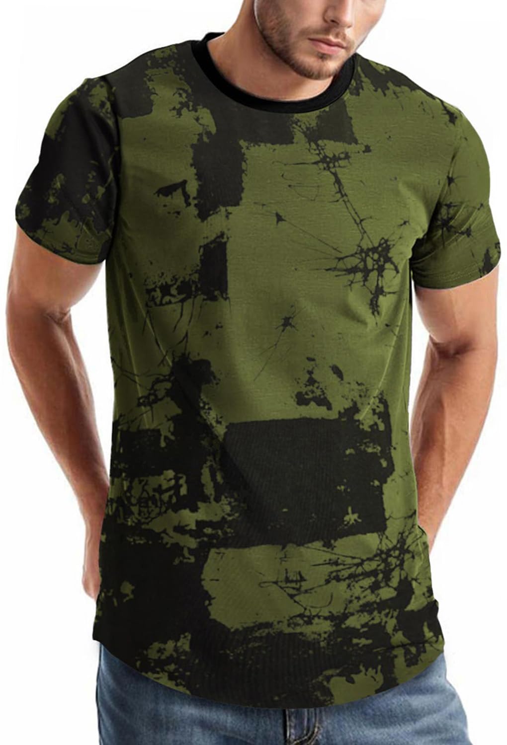 Velinsak Men’s Graphic Cotton T-Shirt – Trendy Streetwear by Ambrelia
