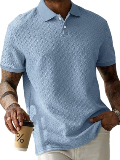 Modern Soul™ Herren-Poloshirt – Ultra-bequeme Polyestermischung | Weich, atmungsaktiv, normale Passform