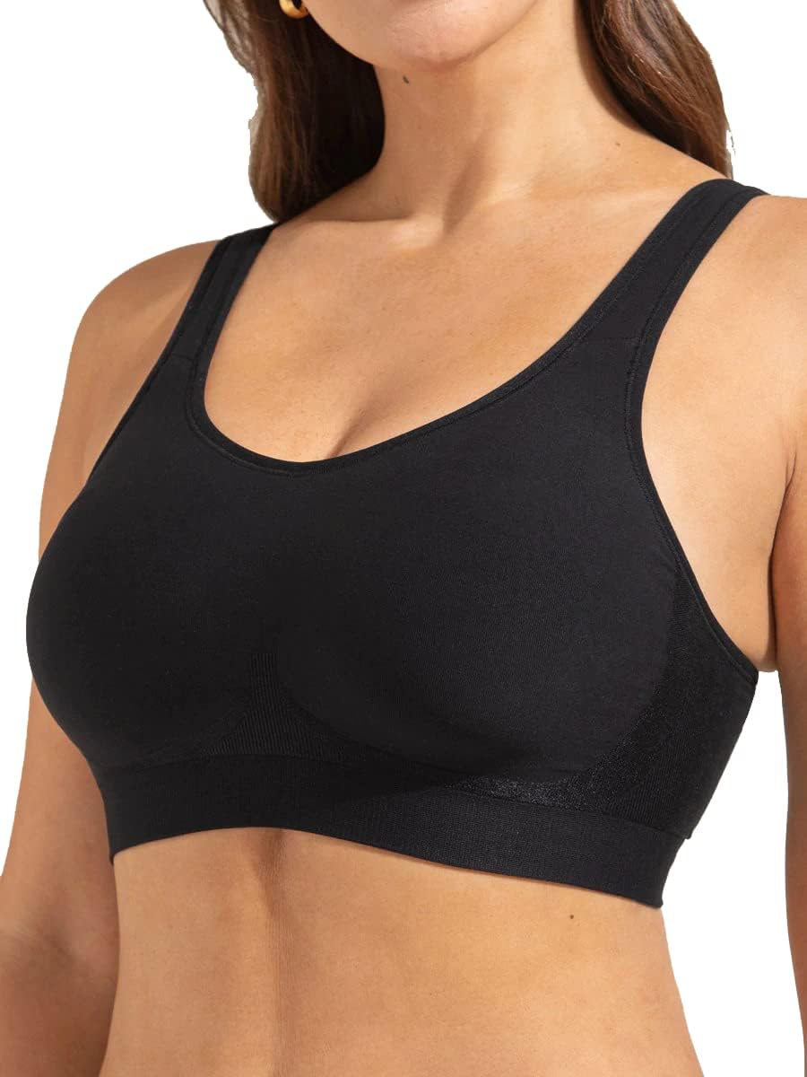SHAPERMINT Daily Comfort Bügelloser BH – Nahtloses Plus-Size-Bralette für vollen Halt