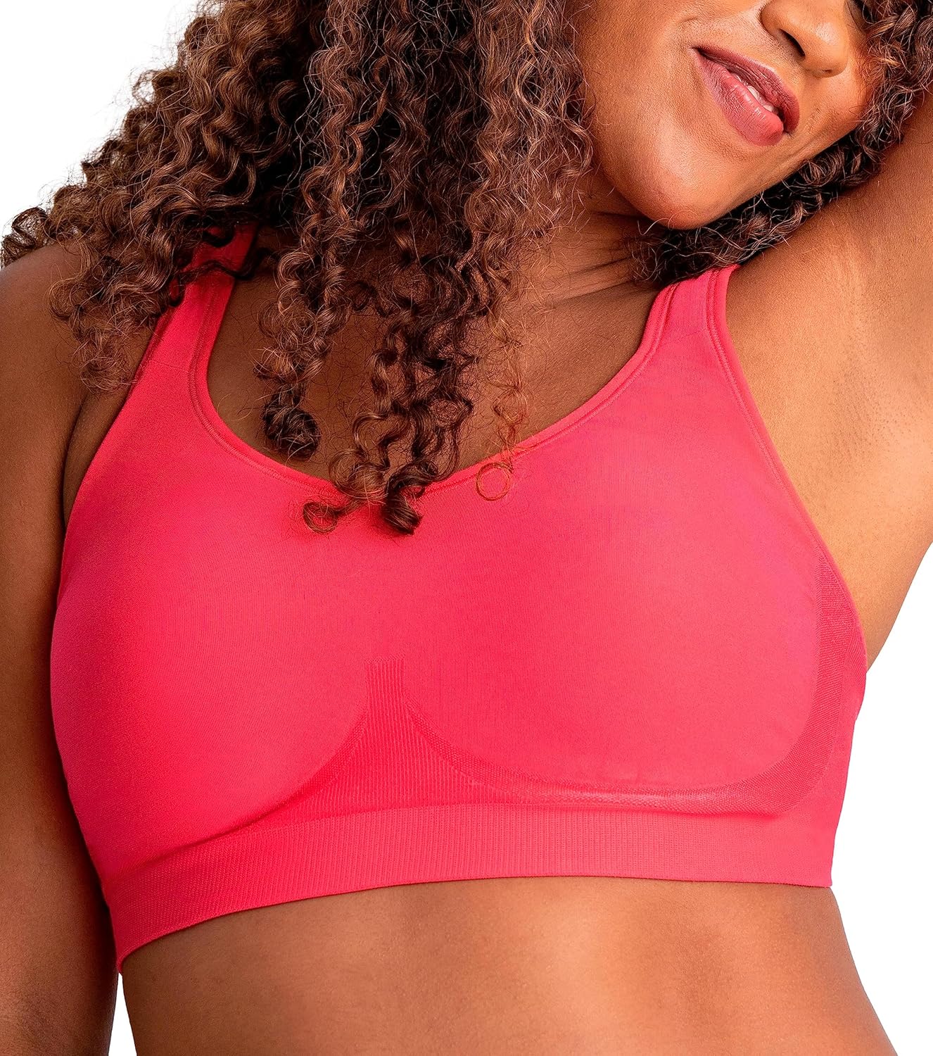 SHAPERMINT Daily Comfort Bügelloser BH – Nahtloses Plus-Size-Bralette für vollen Halt